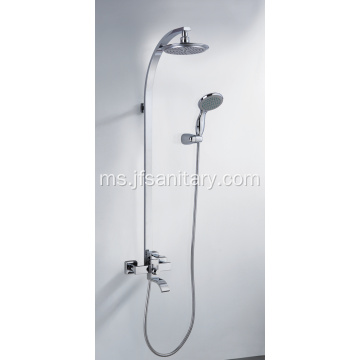 Sistem Pancuran Kepala Pancuran Curah Hujan Brass Shower Mixer